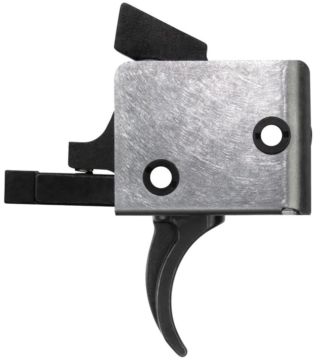 Buy CMC Triggers 93501 Single-Stage Curved Trigger 5-5.5 lb Black/Silver online