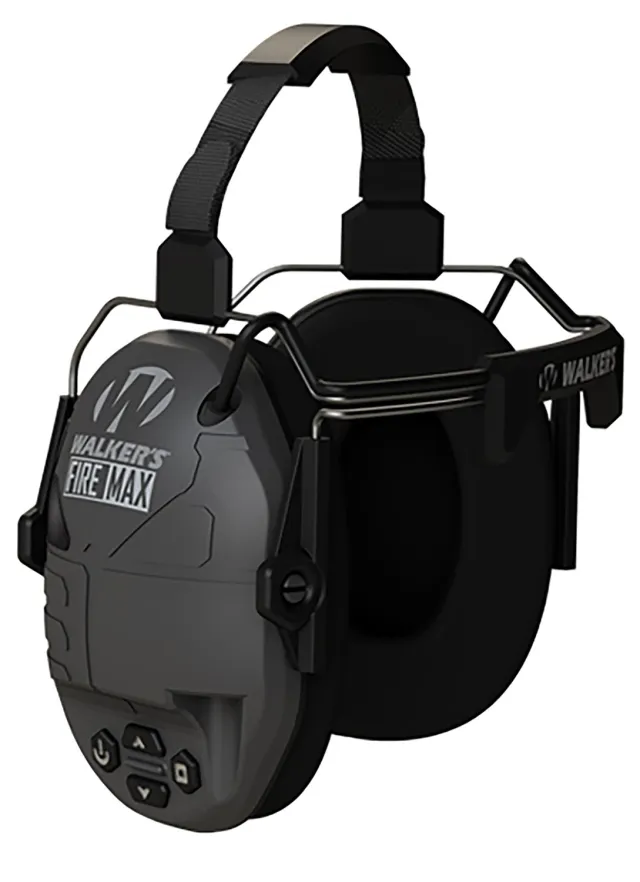 Walkers GWP-DFM-BTN Firemax Electronic Muff Rechargeable Behind Neck - Walker's