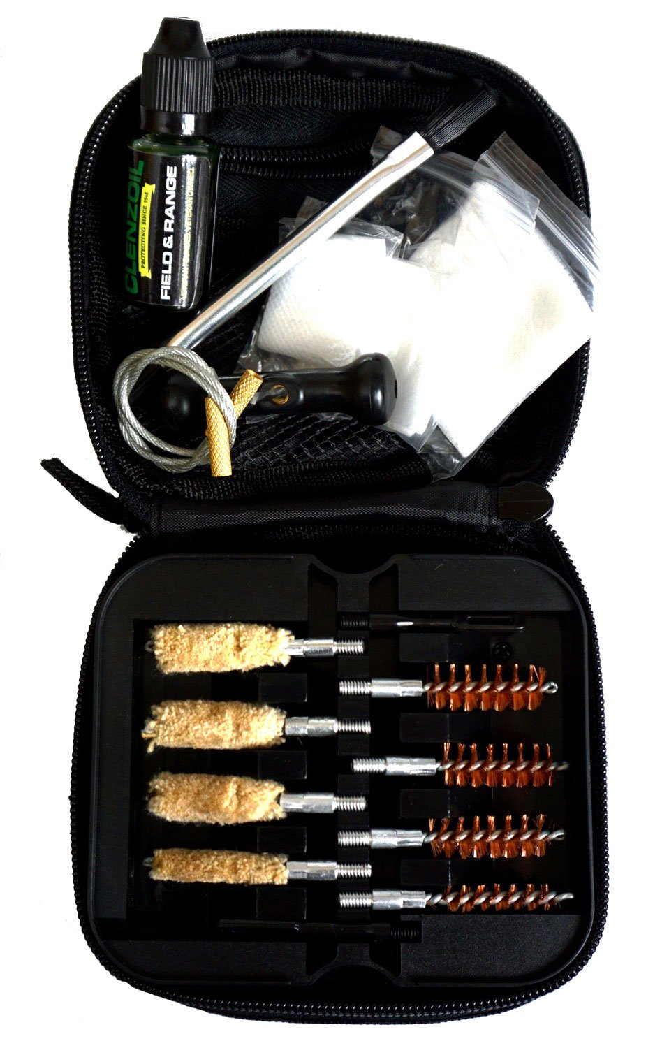 Clenzoil 2328 Multi-Caliber Pistol Cleaning Kit, 17-Piece, Water-Resistant - CLENZOIL - Multi