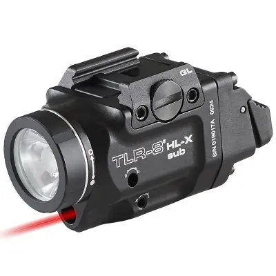 Buy Streamlight 69466 TLR-8 Black Aluminum 1,000 Lumens Red Laser Glock 43x/48 online