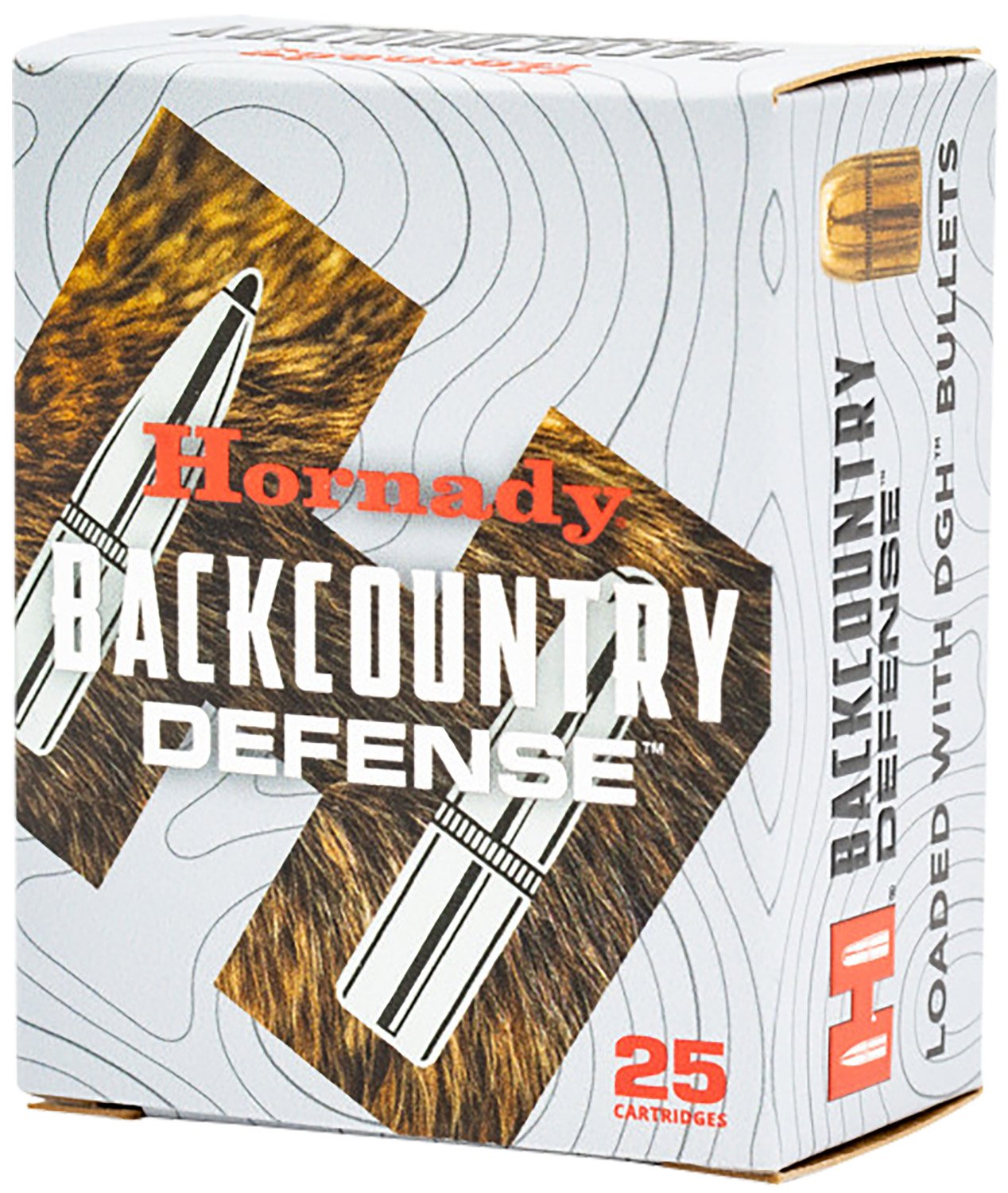 Hornady BackCountry Defense 90608 .357 Magnum 165 Grain DGH 25 Round Box - Hornady Manufacturing Company - 357 MAGNUM