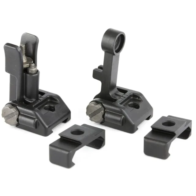 Griffin Armament M2 Sights Front/Rear Folding Sights Fits Picatinny Rails