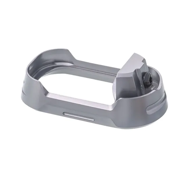 Buy Tyrant CNC TDG17MWG4GREYBLACKSCRE Glock 17 Gen4 Grey Aluminum Magwell online