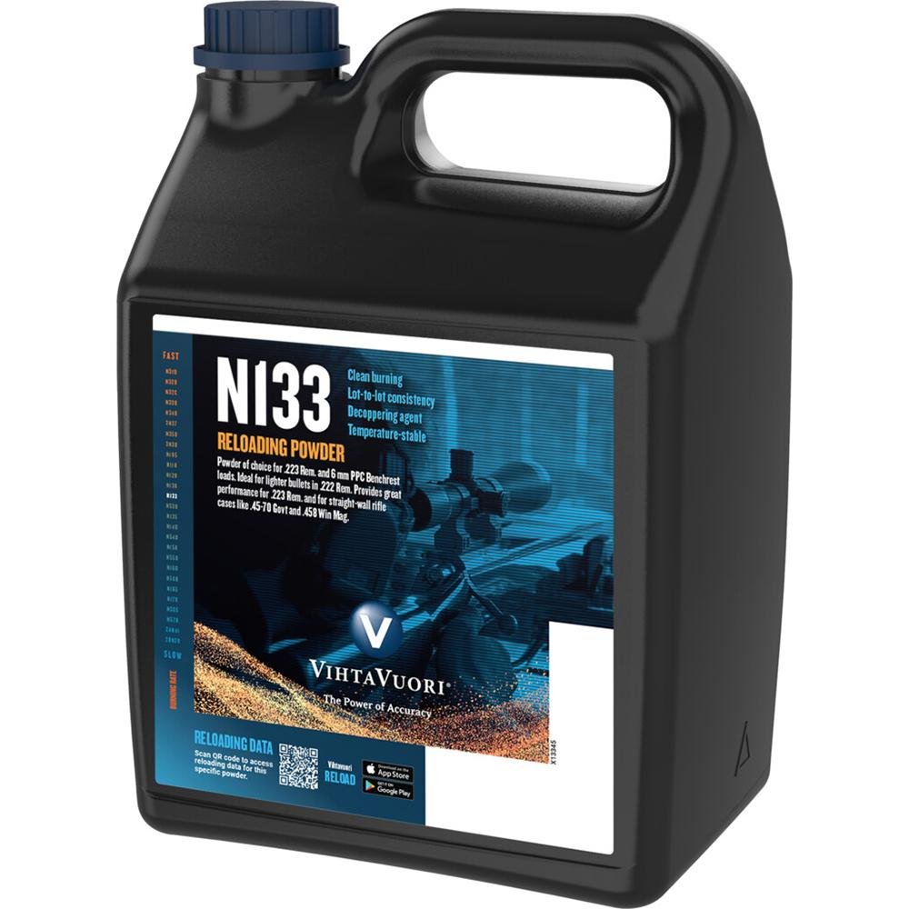 Vihtavuori T10097 N133 Rifle Powder 8lbs - Ideal for .223 Remington & 6 PPC - VihtaVouri