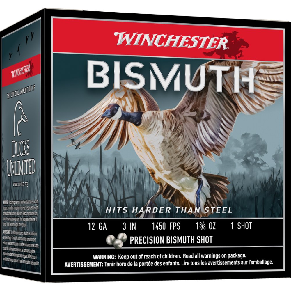 Winchester Bismuth Shotgun Load 12 Gauge Shot 1 3-8 Ounce 25 Rounds - Winchester - 12 GAUGE