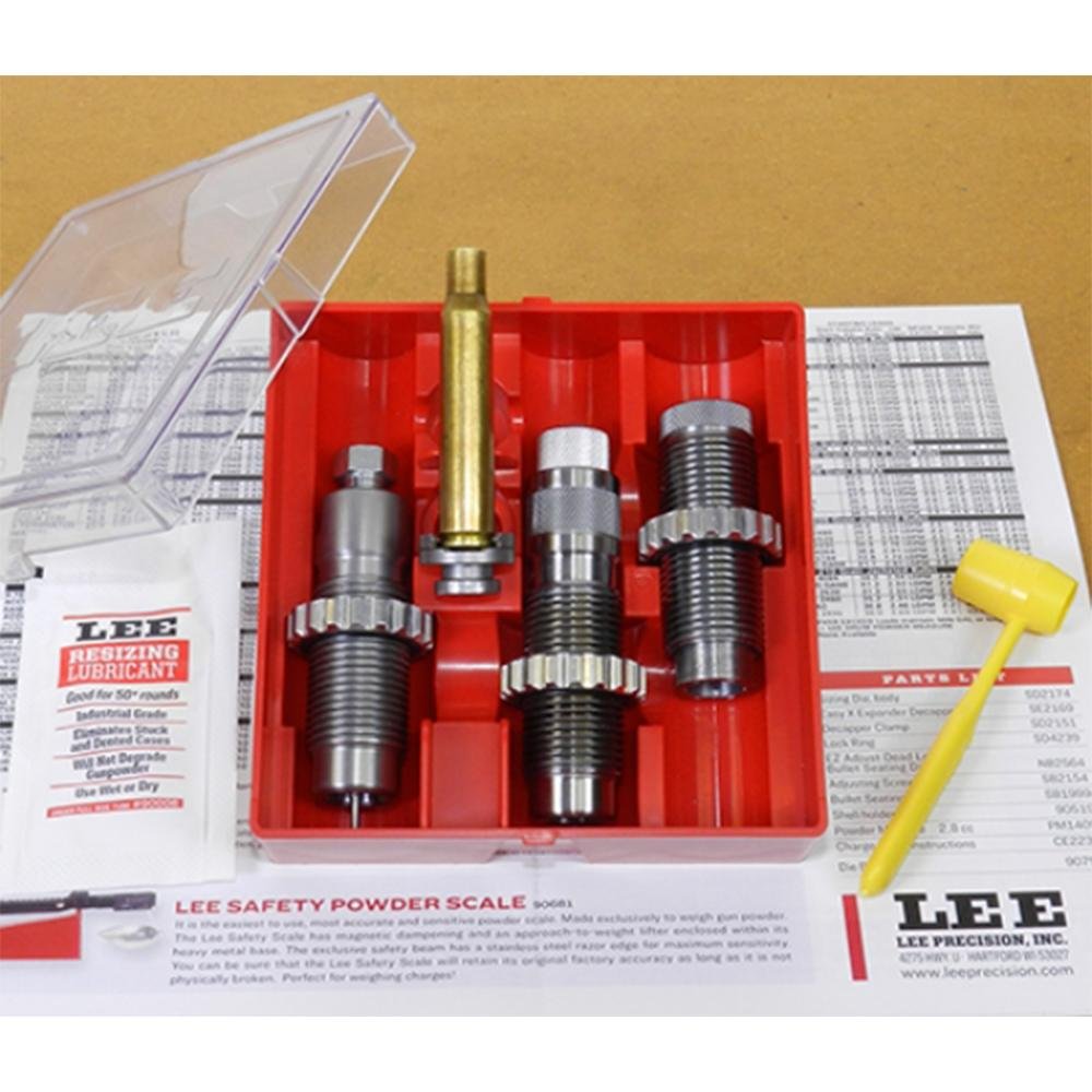 Lee Precision 91922 Pacesetter 3-Die Set 8.6 Blackout with Shell Holder - Lee Precision - 8.6 Blackout