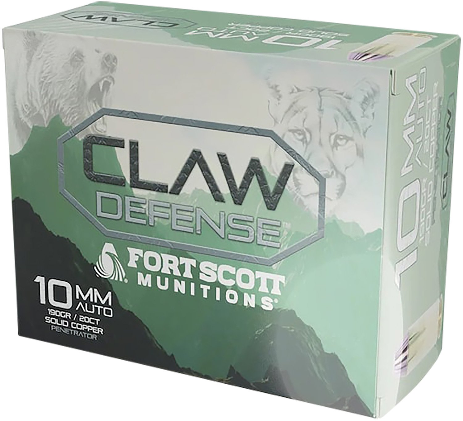 Fort Scott Munitions 10MM190SCVFNCD Claw Defense 10mm 190gr 20/Box - FSM - 10MM