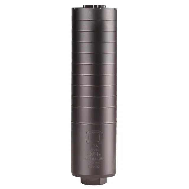 Q Full Nelson Suppressor 30 Cal 9.00 In Titanium Bead-Blast 5/8x24 Direct Thread - Q - 30 CALIBER | 7.62MM