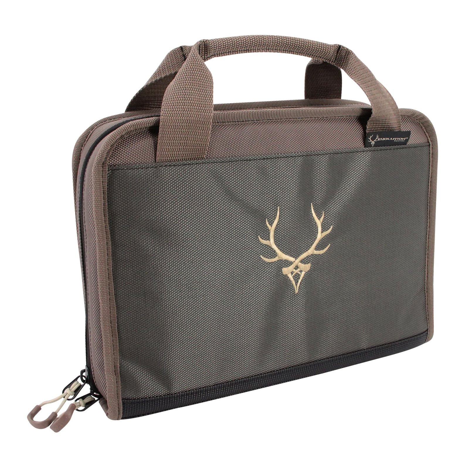 Buy Evolution Outdoor Marksman 2-Pistol Case Green Polyester online