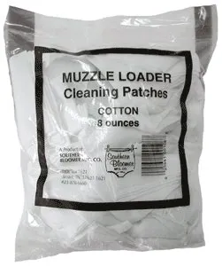 Southern Bloomer Muzzleloader Cleaning Patch 225 Pack 100 Percent Cotton - Southern Bloomers - .50 CALIBER
