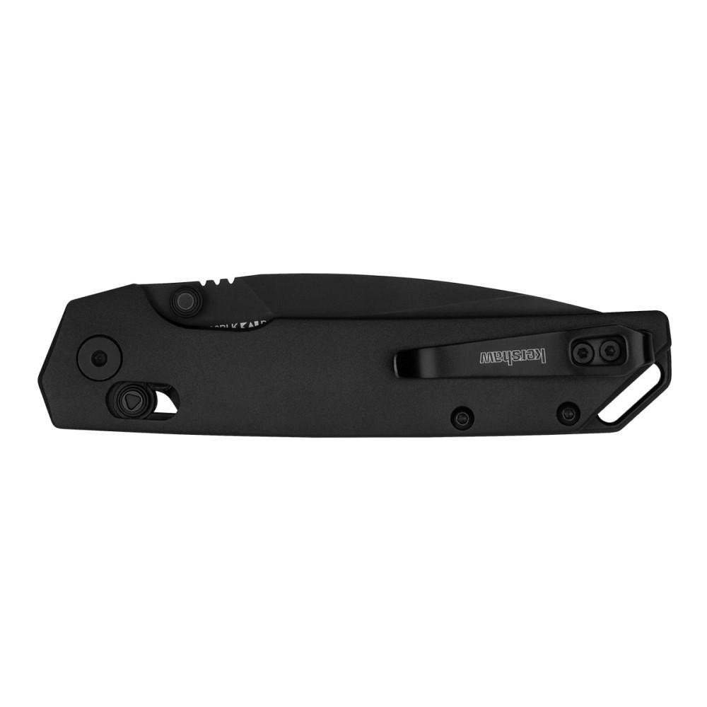 Kershaw 2038BLK Iridium 3.4" D2 Spear Point Blade Black PVD Coating - Kershaw