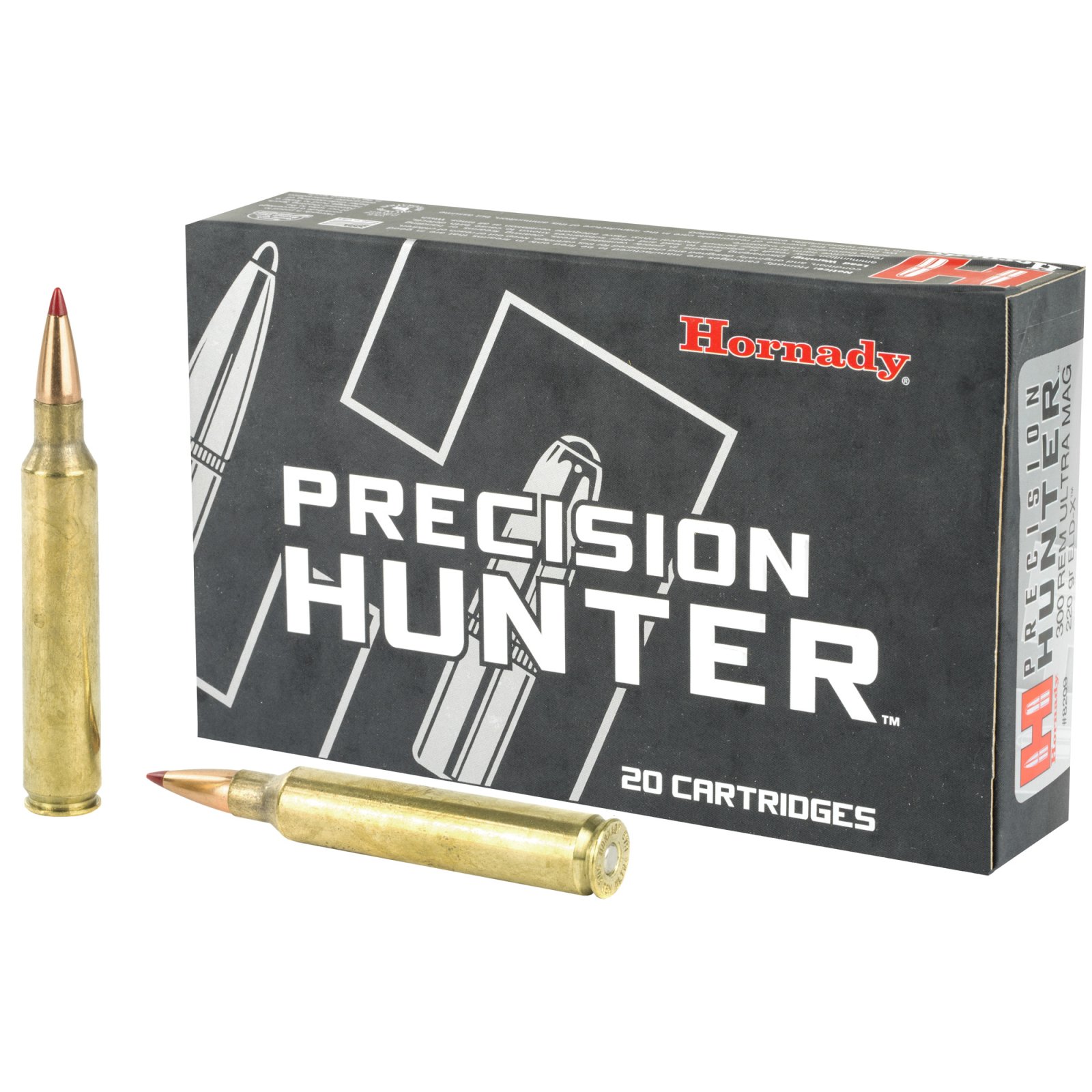 Hornady 8209 .300 Rem Ultra Mag 220gr ELD-X 20rd - Hornady Manufacturing Company - 300 Rem Ultra Mag