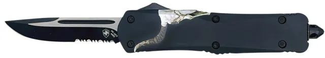 Templar Knife Gen II Saddle Blanket Slim 3.43" OTF Tanto Plain Black Ox... - Templar Knife