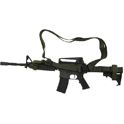 Voodoo Tactical 3-Point Rifle Sling Adjustable QD Swivel Mount