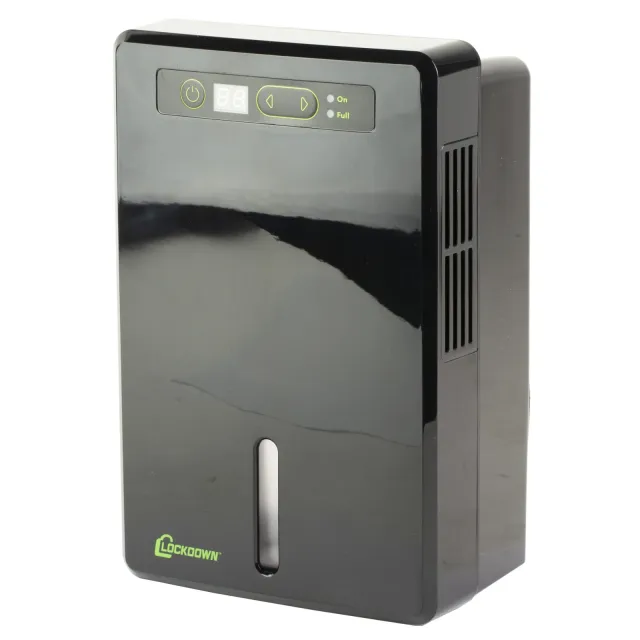 Lockdown AOB 1117252 Automatic Dehumidifier 600 ml Capacity Black - Lockdown
