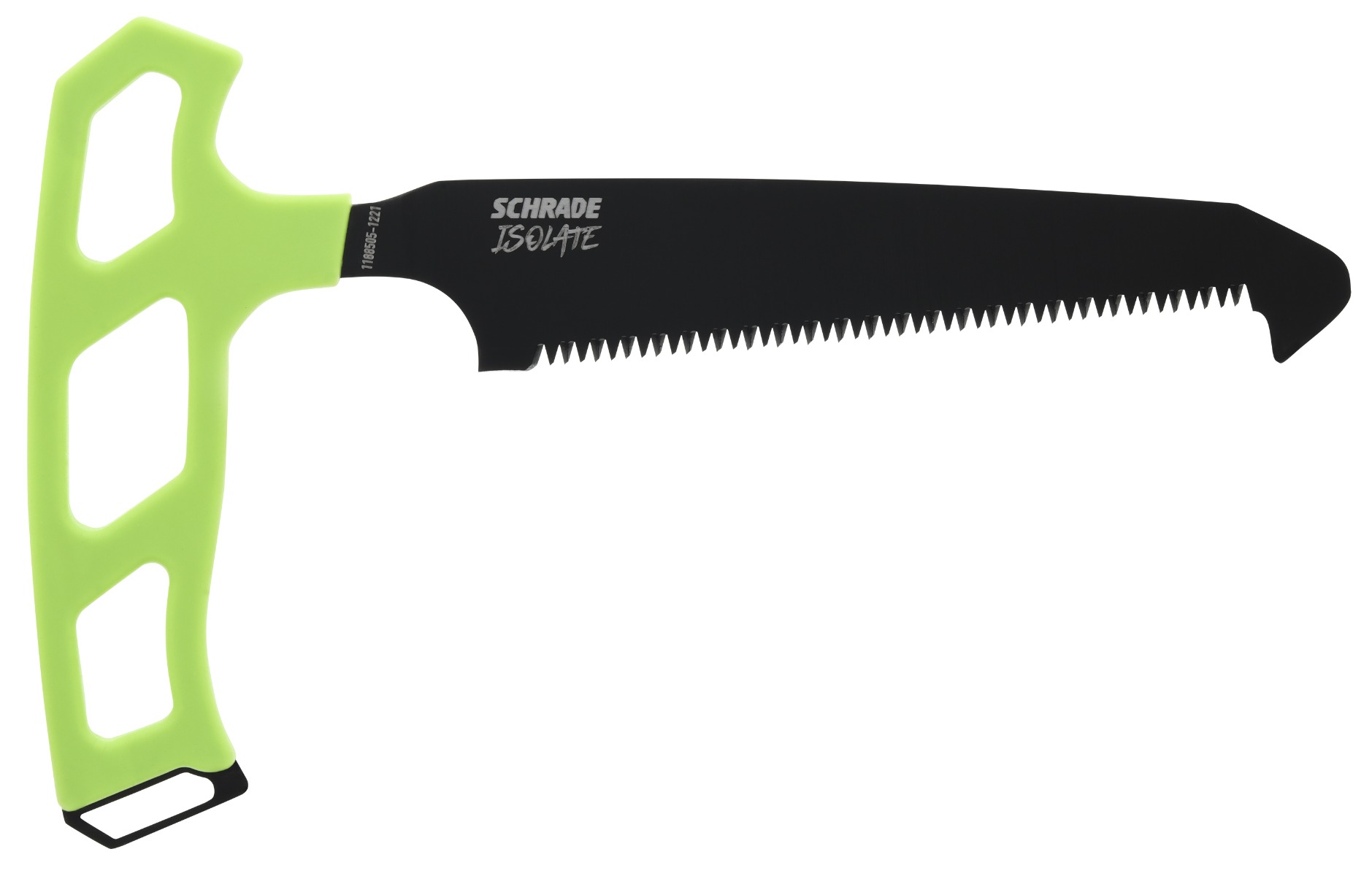 Buy Schrade Isolate Large Bone Saw 5in SK5 Steel Black Green Handle online