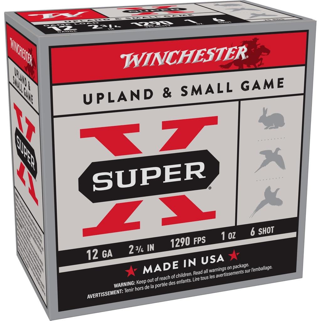 Winchester XU126 Super X 12 Gauge 2.75 in 1 oz 6 Shot 1290 fps 25 Rounds - Winchester - 12GA