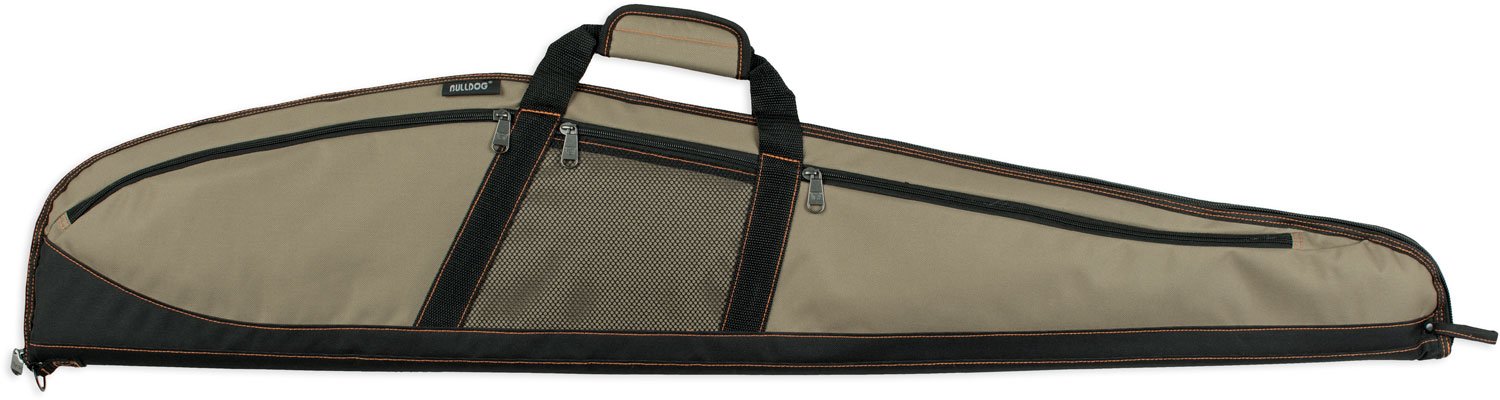 Bulldog BD221 Plus Rifle Case 48" Khaki/Black Water-Resistant Nylon