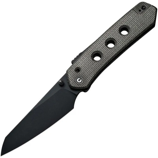 CIVIVI Vision FG Superlock 3.54 In Black Nitro-V Micarta C22036-3 - CIVIVI Knives