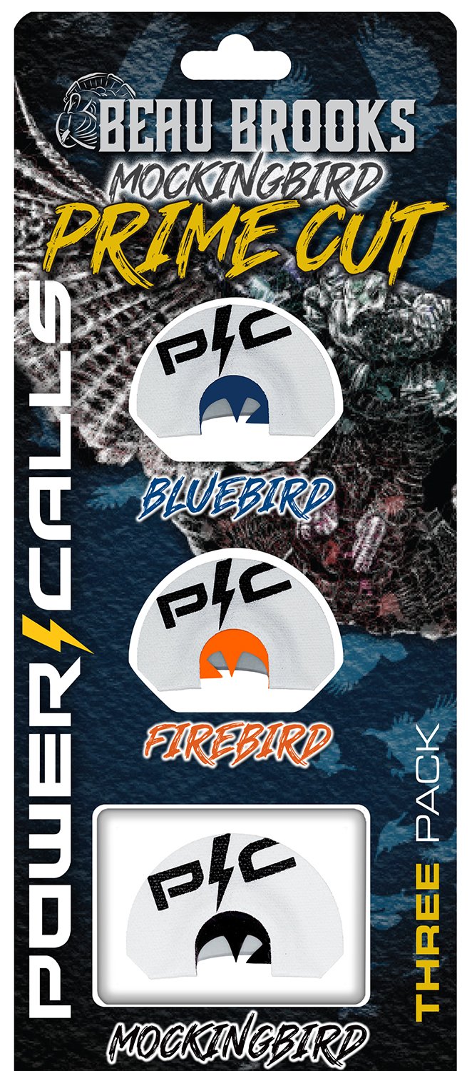PowerCall Beau Brooks Mockingbird Turkey Mouth Diaphragm Calls 3-Pack - POWERCALL