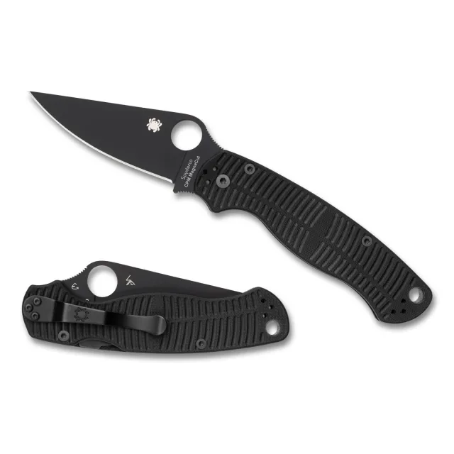 Buy Spyderco C81GMCBKP2 Para Military 2 Salt Black G-10 CPM MagnaCut Knife online