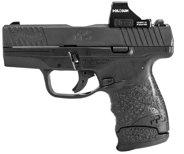 Walther PPS M2 9MM Pistol 8+1/7+1/6+1 Black Tennifer Slide