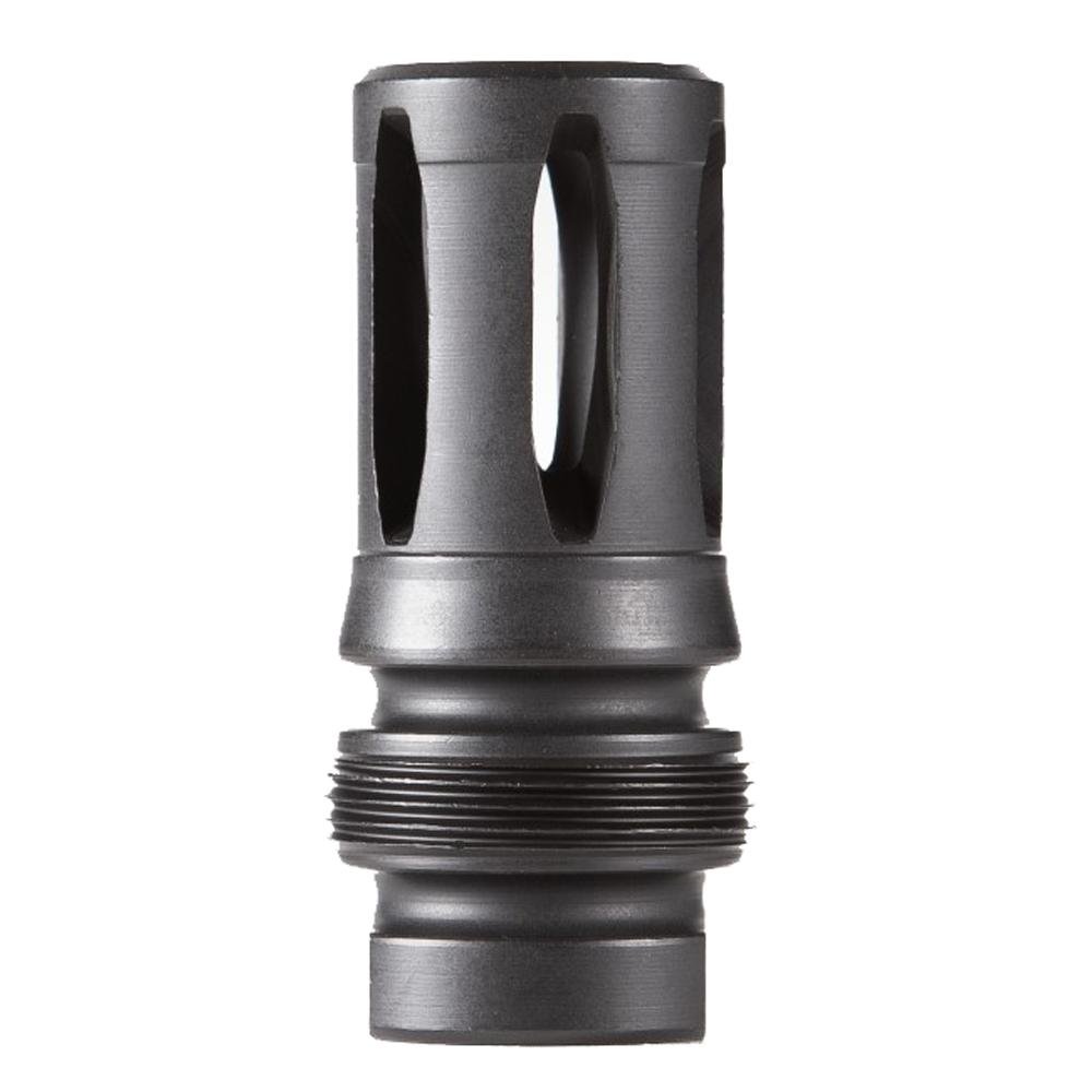 Dead Air Xeno Muzzle Device: Flash Hider & QD Suppressor Mount, 1/2x28, Matte Black - Dead Air