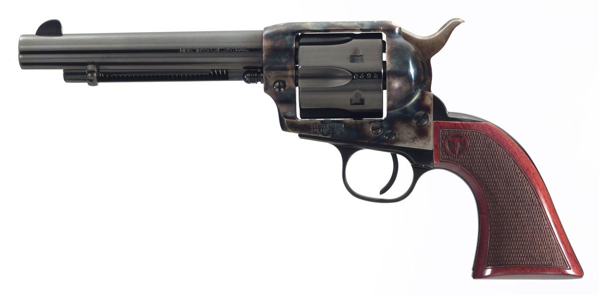 Taylors & Company 4108DE Smoke Wagon Deluxe 357 Mag 6rd 5.50" Blued... - Taylor's & Company - 357 Magnum | 38 Special