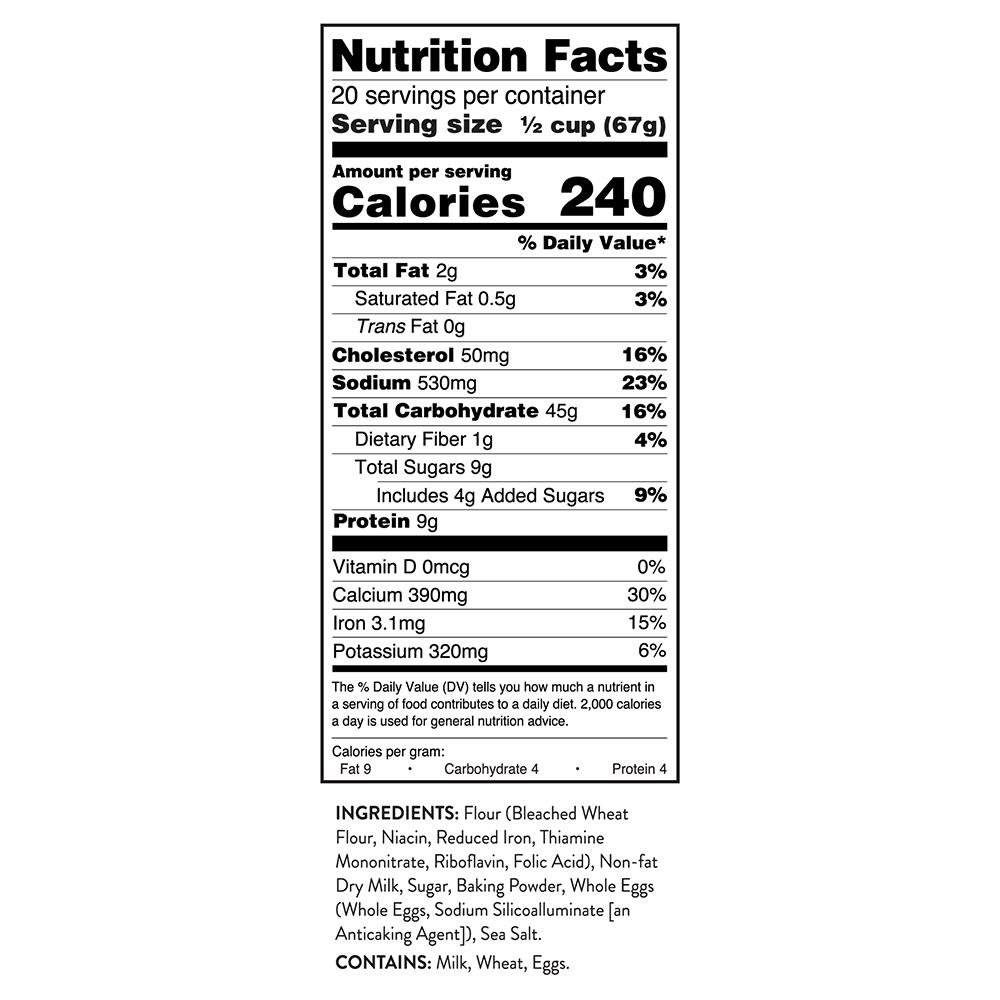 Readywise Simple Kitchen Pancake Mix 20 Serving - ReadyWise