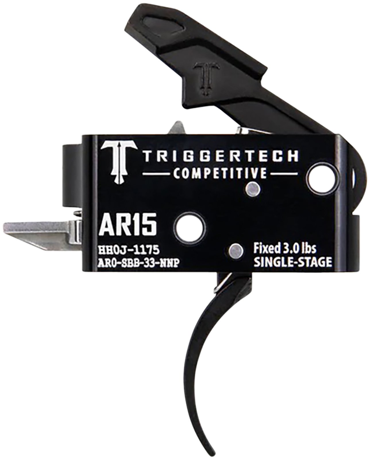 Buy Triggertech Ar0sbb33nnp Competitive PRO Curved Single-Stage 3 LBS Fixed FOR online