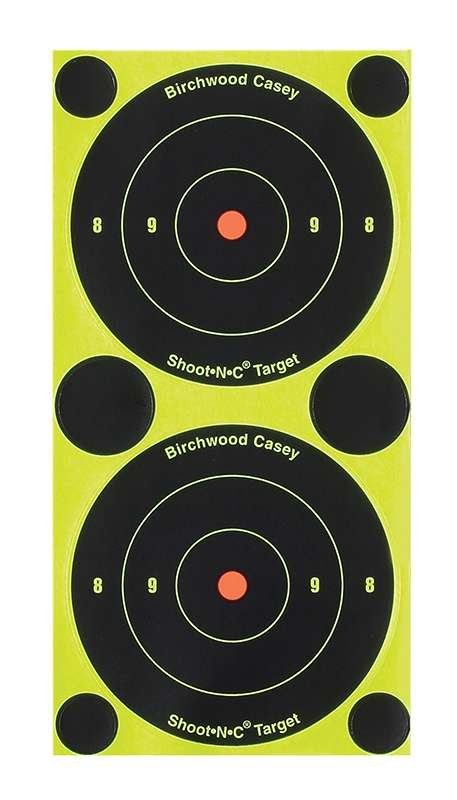 Birchwood Casey Shoot-N-C 34375 3" Bullseye Self-Adhesive 240 Targets - Birchwood Casey - 3"