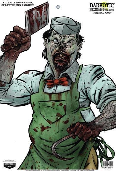 Birchwood Casey Darkotic/Zombie Dirty Bird Target 12"X18" Primal Cut 8/Pack - GSM Outdoors