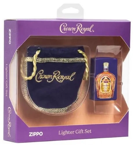ZIPPO 49661 Windproof Lighter Crown Royal Gift Set - ZIPPO