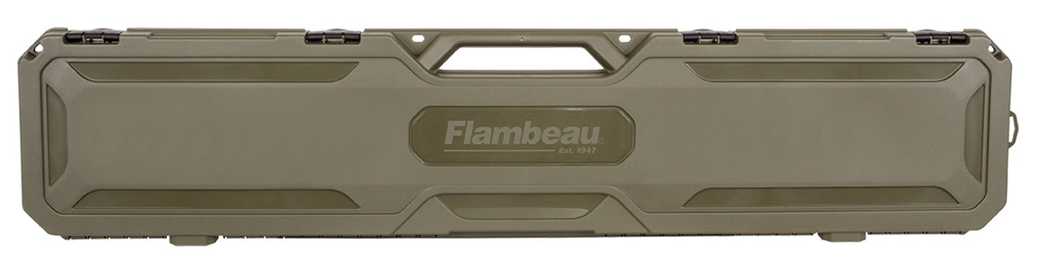 Flambeau Safe Shot 6464FC 49.75 In Olive Polymer Foam Gun Case - FLAMBEAU
