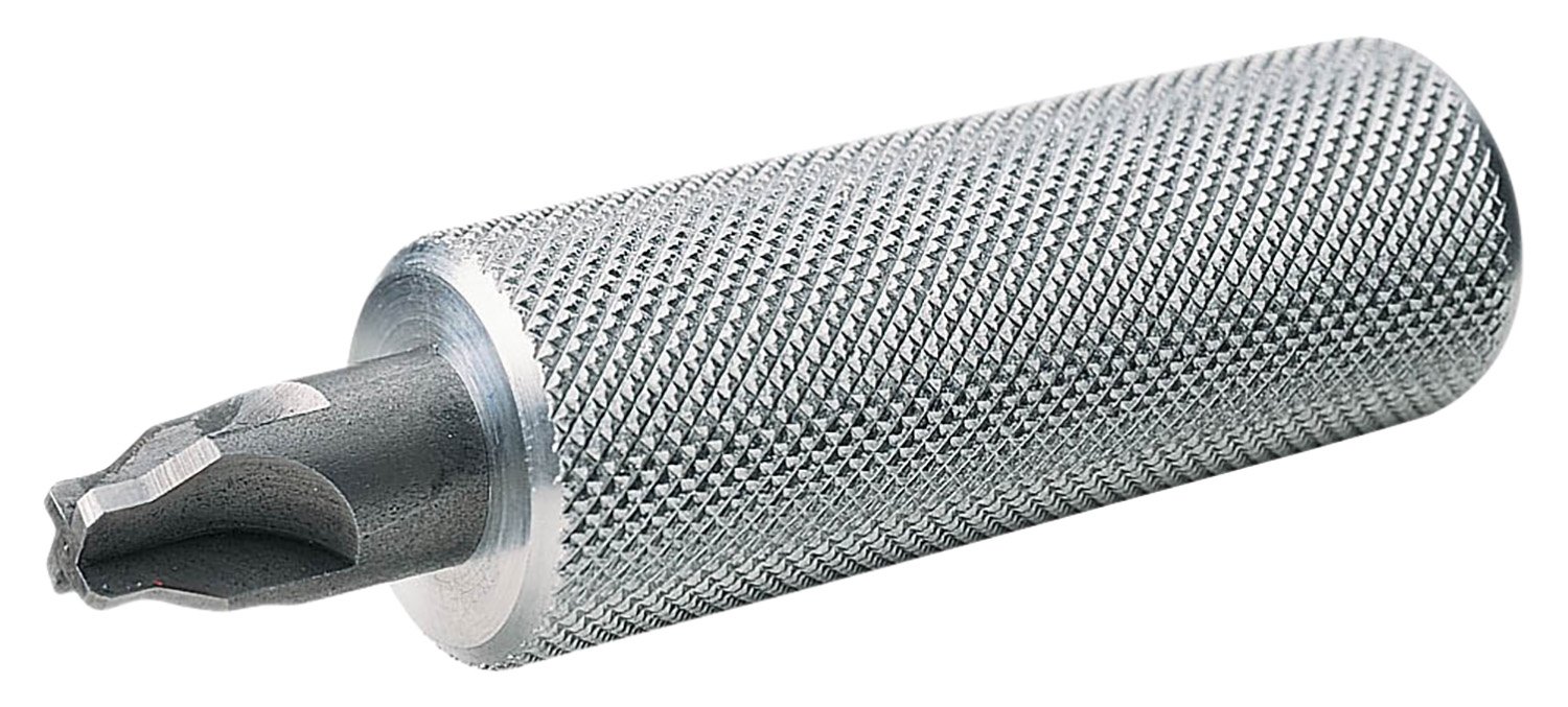 Hornady 041210 Primer Pocket Reamer Small Silver with Handle & Cutter Heads - Hornady