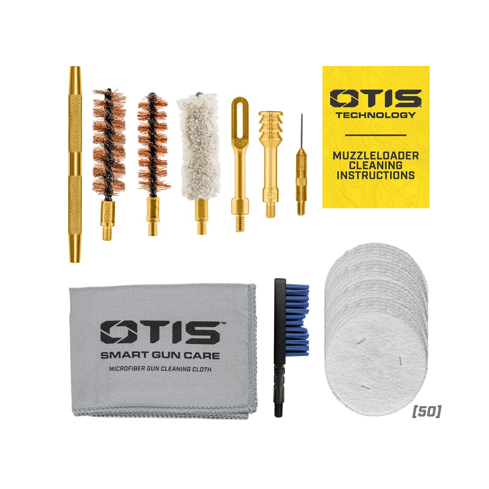 Otis Muzzleloader Cleaning Kit .50 Cal - Otis Technology - .50