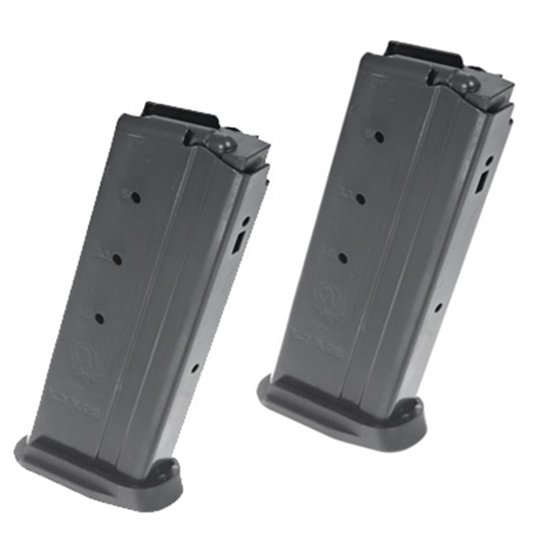 Ruger-57 Factory Magazine 5.7x28mm 20 Rounds Matte Black 2 Pack - Ruger - 5.7 X 28MM