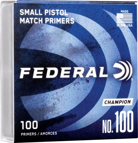 Federal 100 Small Pistol Primers 5000 Pack
