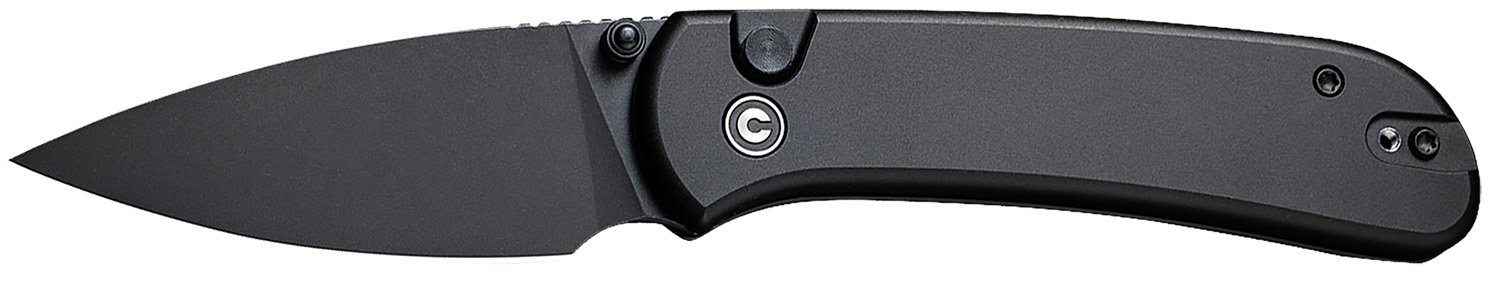 Buy Civivi C22030E-1 Qubit Black Aluminum 14C28N Blade Button Lock 2.98" online