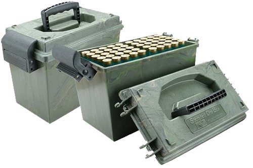 MTM Case-Gard SD1001209 Shotshell Dry Box 12 Gauge 100rd Wild Camo - MTM Case-Gard