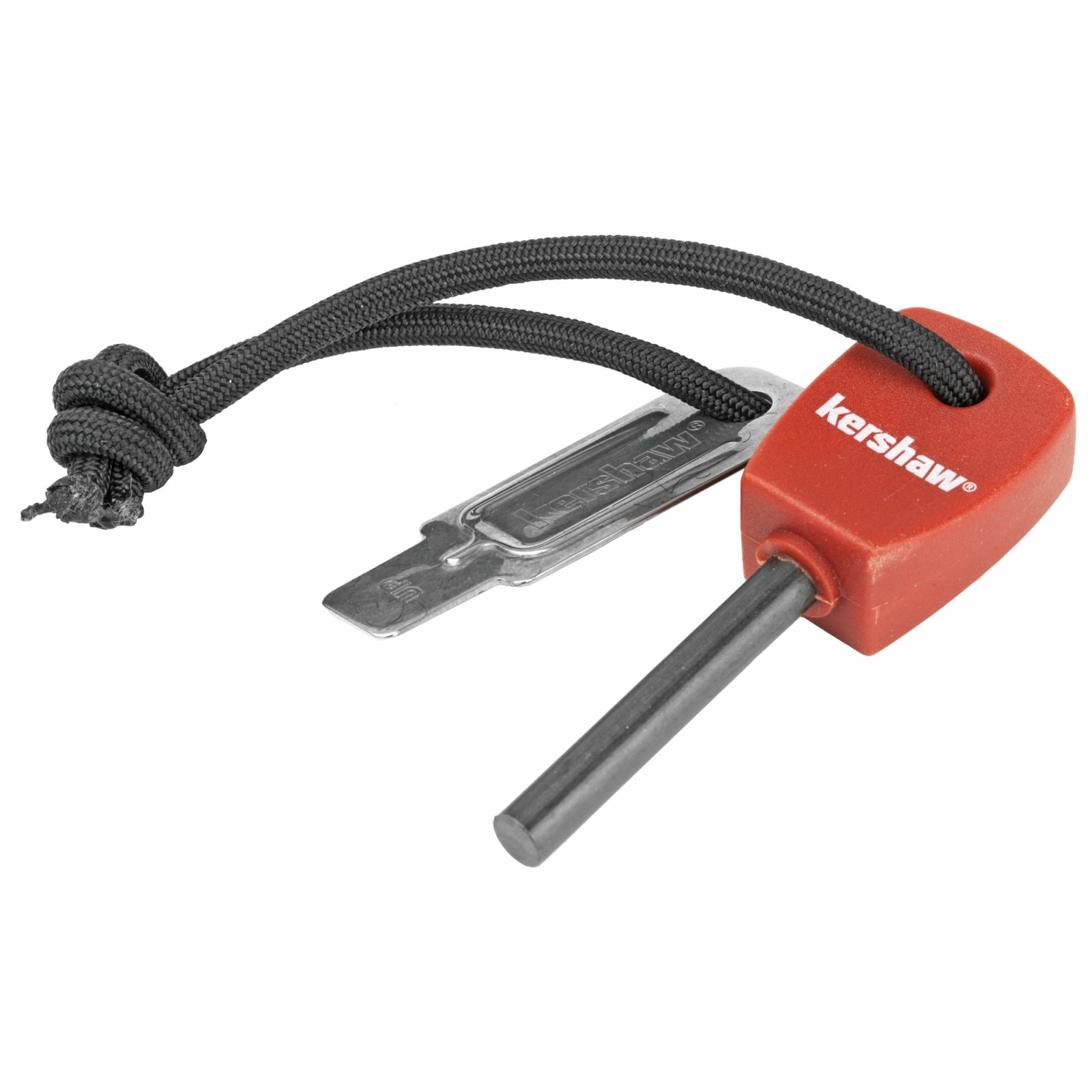 Kershaw Fire Starter 1019X Magnesium Alloy Shaft Red Handle - Kershaw