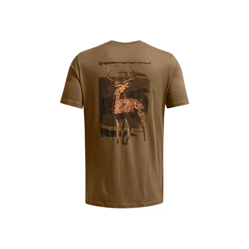 Under Armour UA Schematic Men's White Tail Short Sleeve Shirt