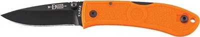 KA-BAR 4062BO Dozier Folding Hunter 3" AUS-8A Blade Blaze Orange Handle - Ka-Bar