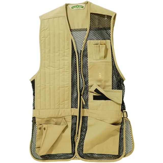 Bob Allen 30246 Mesh Shooting Vest Khaki Right Hand