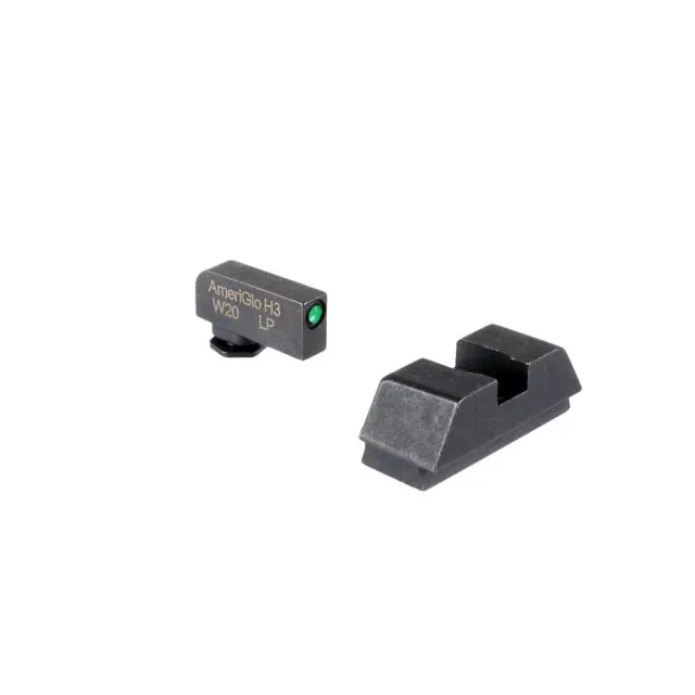 Buy AmeriGlo Optic Sets Glock 43X/48 MOS Green Tritium Front Sight, Black Rear - Model GL-880 online