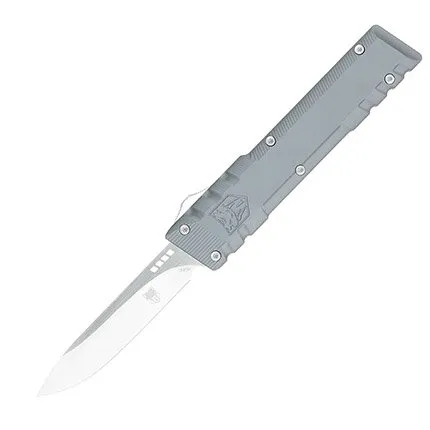 Buy CobraTec Knives GENT2GRYCM154DNS 2.8" 154CM Drop Point OTF Gray online