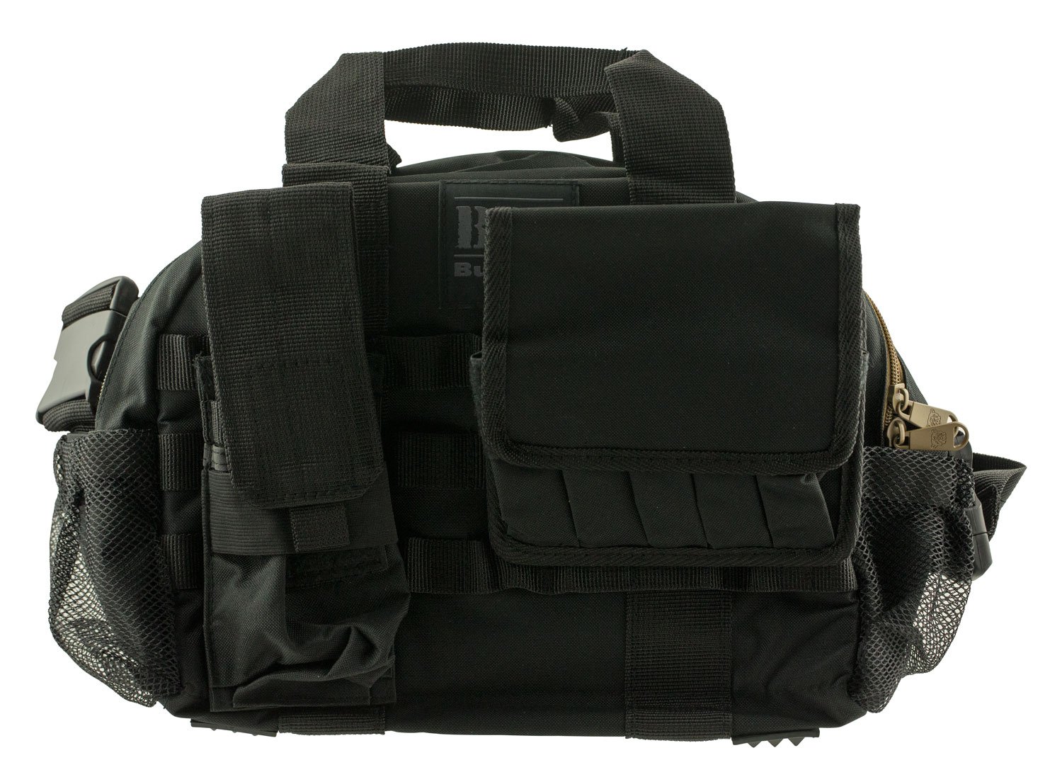 Bulldog BDT Tactical Black Range Bag MOLLE Mag Pouches BDT940B - Bulldog