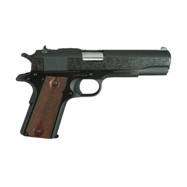 Colt O1911C-Z Gov't Model .45 ACP 5" Blued Filigree Frame & Barrel