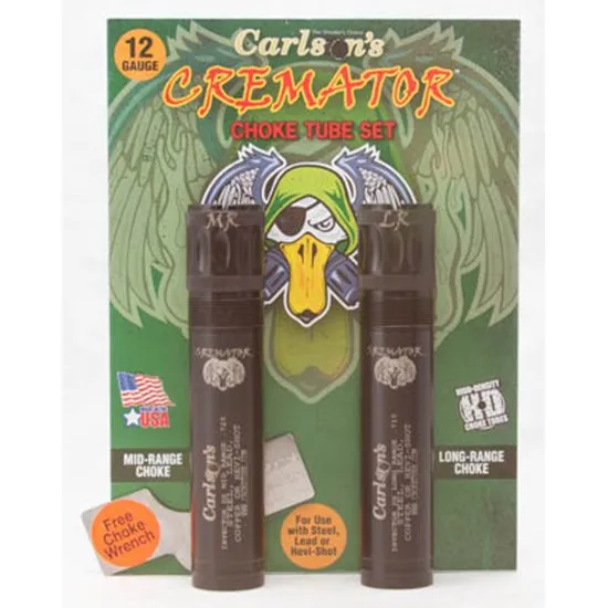 Carlsons Cremator Non-Ported Browning Invector DS 2-Pack MR/LR Choke Tubes - Carlson's Choke Tubes
