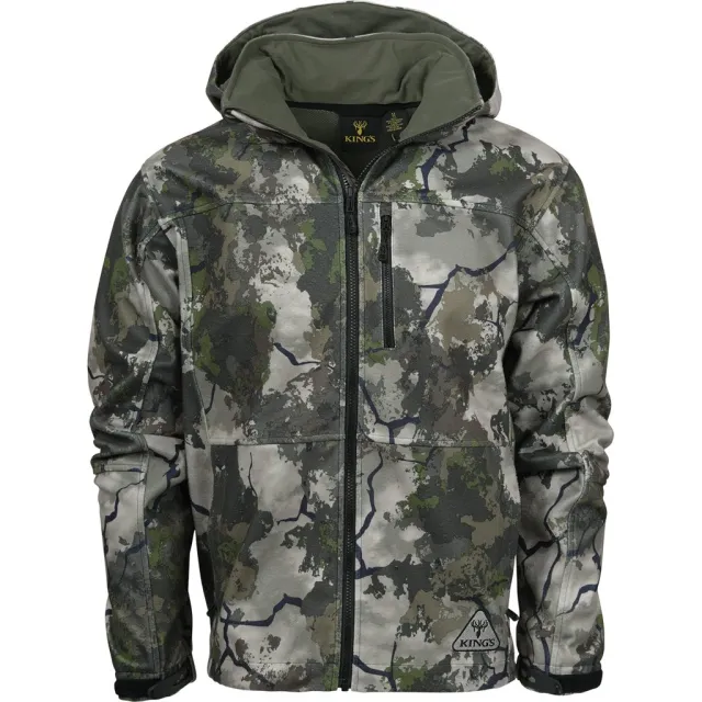 Kings Camo Wind-Defender Pro Fleece Jacket Weatherproof Medium